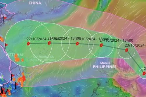 Bão số 6 khả năng hướng về bờ biển các tỉnh Trung Bộ