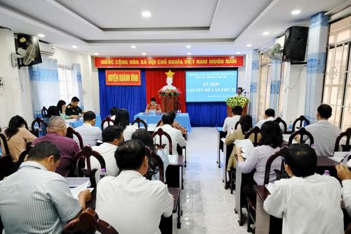 HĐND huyện Khánh Vĩnh tổ chức kỳ họp chuyên đề lần thứ 22