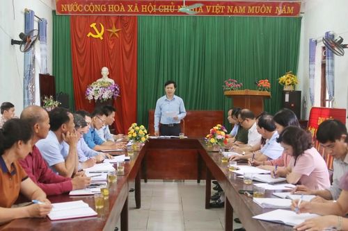 Đoàn giám sát của Ban Thường vụ Tỉnh ủy giám sát chuyên đề về xây dựng nông thôn mới tại huyện Đình Lập