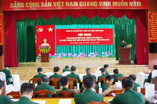 Bộ CHQS tỉnh xác định nhiệm vụ của lực lượng 47 trong tình hình mới