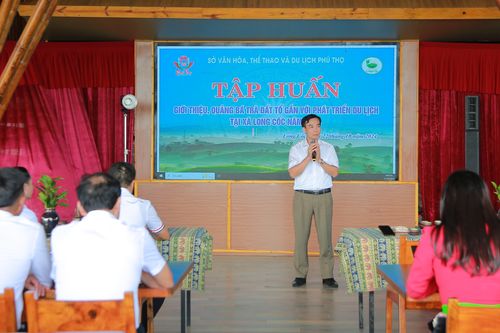 Tập huấn giới thiệu, quảng bá trà Đất Tổ
