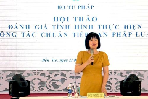 Năm 2023, tỷ lệ xã đạt chuẩn tiếp cận pháp luật trên toàn quốc là 96,1%
