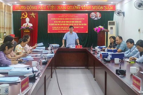 Đánh giá, nghiệm thu nhiệm vụ khoa học cấp tỉnh thiết lập quy trình xây dựng thương hiệu nông sản đặc sản