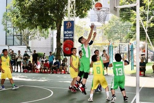 154 đội bóng tham dự Giải Bóng rổ học sinh tiểu học Hà Nội 2024