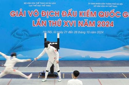 Gần 200 vận động viên tranh tài tại Giải vô địch đấu kiếm Quốc gia 2024