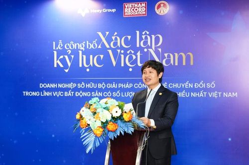 Hệ sinh thái công nghệ - tài chính bất động sản vượt trội của Meey Group được vinh danh tại kỷ lục Việt Nam