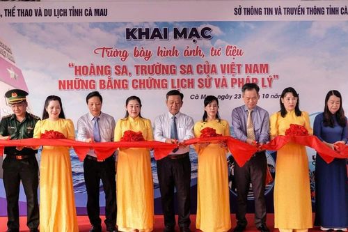 Cà Mau: Trưng bày chuyên đề 'Hoàng Sa, Trường Sa của Việt Nam - Những bằng chứng lịch sử và pháp lý'