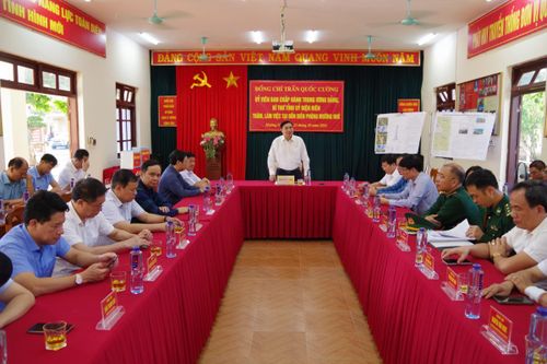 Bí thư Tỉnh ủy Điện Biên Trần Quốc Cường thăm, làm việc tại Đồn Biên phòng Mường Nhé