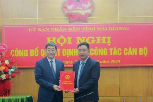 Trưởng Công an thành phố Chí Linh giữ chức Phó Chánh Văn phòng UBND tỉnh Hải Dương