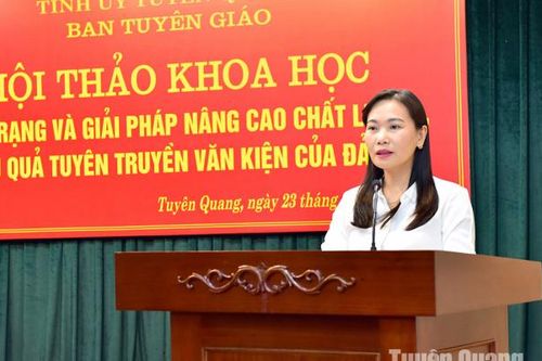 Đẩy mạnh tuyên truyền văn kiện của Đảng thông qua các kênh thông tin báo chí