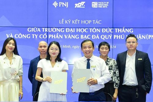 PNJ và ĐH Tôn Đức Thắng hợp tác đào tạo - thực hành sáng tạo, thiết kế trang sức