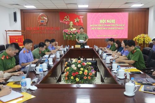 Ban Chỉ đạo thống kê hình sự liên ngành Trung ương khảo sát tại Thanh Hóa