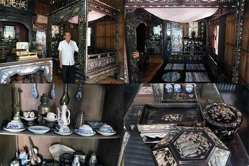 Căn nhà đặc biệt nhất miền Tây, bên trong toàn đồ cổ, có cả long sàng giá trị hàng trăm triệu