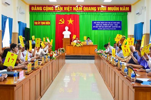 HĐND TX. Tịnh Biên thông qua nhiều nội dung quan trọng