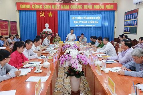 Thoại Sơn triển khai nhiệm vụ trọng tâm 2 tháng cuối năm 2024