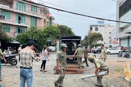 Tháo dỡ công trình lấn chiếm đất công trước di tích cấp quốc gia Thành cổ Biên Hòa