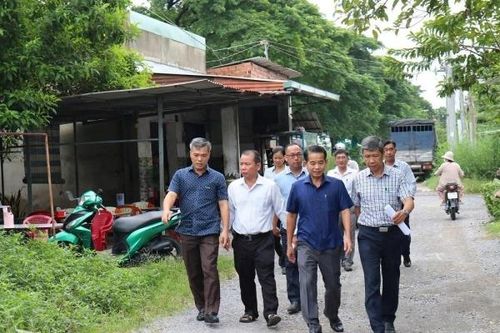 Chủ tịch HĐND tỉnh Thái Bảo kiểm tra tiến độ các dự án Hương lộ 2 nối dài và Cầu Vàm Cái Sứt