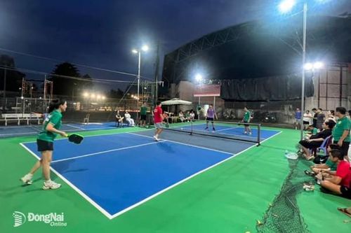 Có hơn 200 vận động viên đăng ký tham gia giải vô địch pickleball tỉnh Đồng Nai