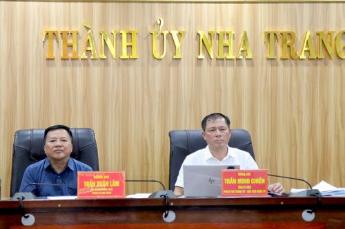 Họp tiểu ban nội dung Đại hội đại biểu Đảng bộ TP. Nha Trang lần thứ XVIII, nhiệm kỳ 2025 - 2030