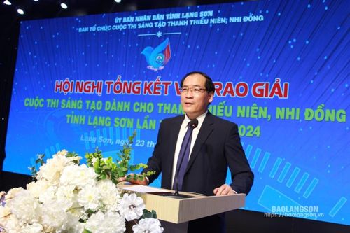 Tổng kết và trao giải Cuộc thi Sáng tạo dành cho thanh thiếu niên nhi đồng tỉnh Lạng Sơn lần thứ 16 năm 2024