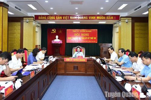 Thông cáo báo chí kỳ họp thứ 58 của Ban Thường vụ Tỉnh ủy và kỳ họp của Ban Chấp hành Đảng bộ tỉnh Tuyên Quang