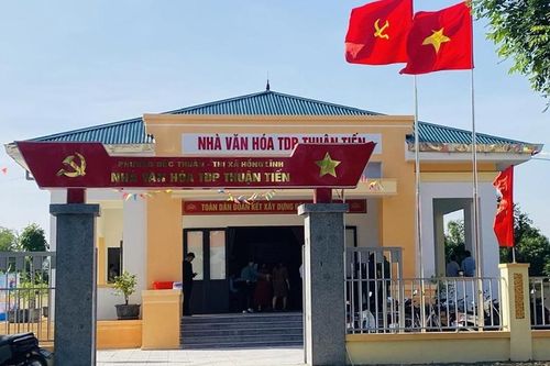 Hồng Lĩnh (Hà Tĩnh): Đầu tư hơn 104 tỷ đồng xây dựng nhà văn hóa cơ sở