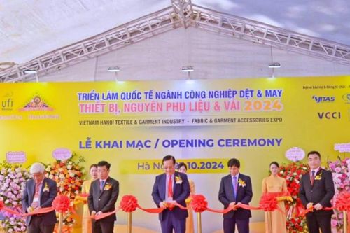 Khai mạc Triển lãm HanoiTex & HanoiFabric 2024