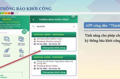 Thành phố Thủ Đức ra mắt hệ thống điện tử về quản lý công trình xây dựng