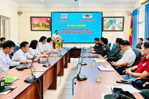 Khai giảng khóa đào tạo cho Cảnh sát gìn giữ hòa bình Liên hợp quốc