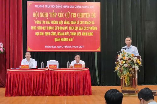 Cử tri Hoàng Mai chất vấn 3 vấn đề nóng về quản lý đô thị