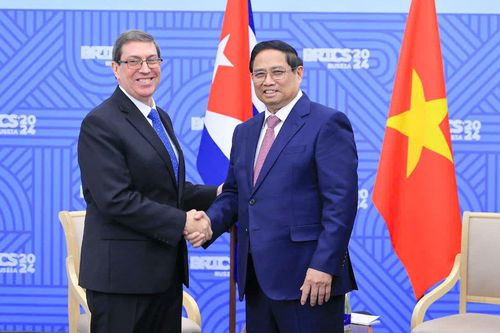 Thủ tướng Chính phủ Phạm Minh Chính tiếp Trưởng đoàn Cuba, Bộ trưởng Ngoại giao Cuba Bruno Rodriguez Parrilla