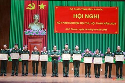 Bộ CHQS tỉnh Bình Phước nhiều biện pháp nâng cao chất lượng hội thi, hội thao