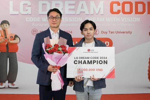 Sinh viên Đại học Bách khoa Đà Nẵng xuất sắc đạt giải Nhất Cuộc thi lập trình LG Dream Code 2024