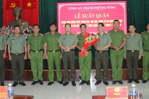Công an TP Đà Nẵng xuất quân tham gia Đại hội 'Khỏe vì an ninh tổ quốc' lần thứ IX và Hội thi điều lệnh, quân sự, võ thuật lần thứ VI