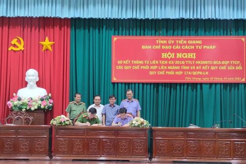 Tiền Giang tiếp tục tăng cường, nâng cao hiệu quả công tác phối hợp liên ngành