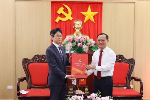 Lãnh đạo thành phố Namyangju thăm và làm việc tại thành phố Vinh