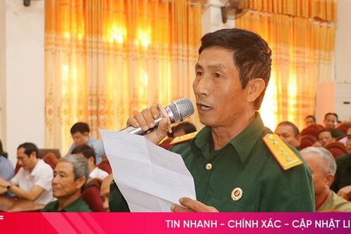 Lãnh đạo huyện Can Lộc đối thoại với hơn 200 cựu chiến binh