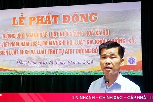 Thị xã Hồng Lĩnh hưởng ứng Ngày Pháp luật Việt Nam