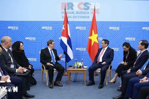 Thủ tướng Chính phủ Phạm Minh Chính tiếp Bộ trưởng Ngoại giao Cuba