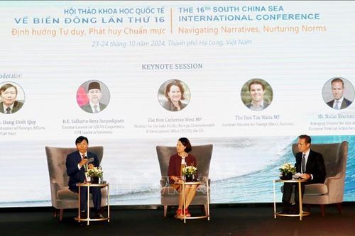 Hội thảo quốc tế về Biển Đông: Các bên cần giữ vững đối thoại, tuân thủ luật pháp quốc tế