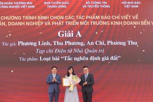 TheLEADER đạt giải A báo chí viết về doanh nghiệp, doanh nhân và môi trường kinh doanh