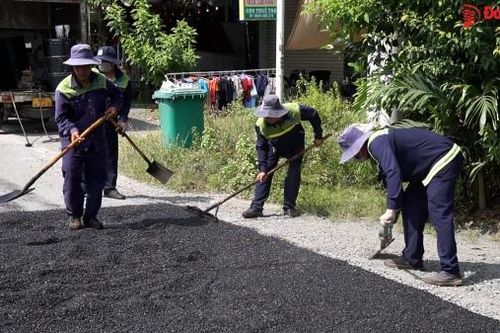 Sau phản ánh, 'ổ gà' trên đường Đặng Văn Trơn đã được xử lý
