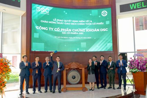 Gần 205 triệu cổ phiếu Chứng khoán DSC chính thức niêm yết sàn HoSE