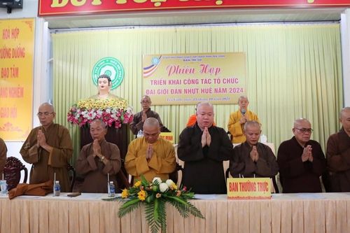 Trà Vinh: Ban Trị sự GHPGVN tỉnh họp triển khai công tác tổ chức Đại giới đàn Nhựt Huệ