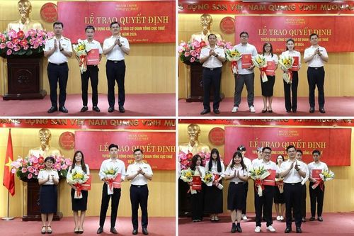 Tổng cục Thuế tiếp nhận, trao quyết định tuyển dụng 49 công chức mới