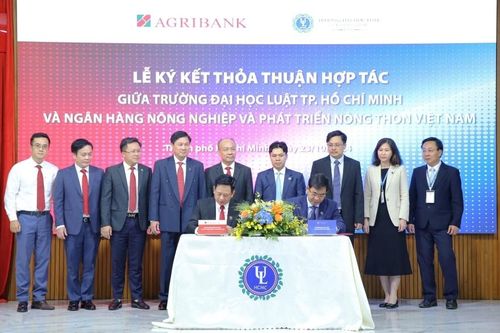 Agribank và Trường Đại học Luật TP.Hồ Chí Minh ký kết thỏa thuận hợp tác