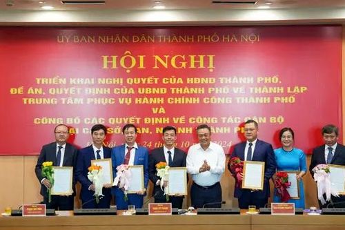 Bổ nhiệm lãnh đạo Trung tâm Phục vụ hành chính công