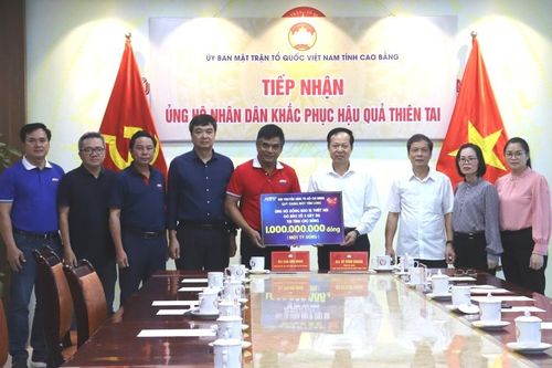 Đài Truyền hình thành phố Hồ Chí Minh hỗ trợ Cao Bằng 1 tỷ đồng khắc phục hậu quả thiên tai