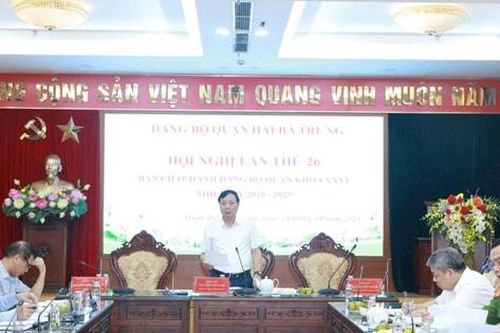 Quận Hai Bà Trưng chuẩn bị tổ chức đại hội Đảng các cấp bảo đảm chất lượng, tiến độ