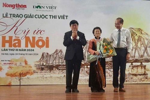 11 tác giả đạt giải Cuộc thi viết 'Ký ức Hà Nội' năm 2024